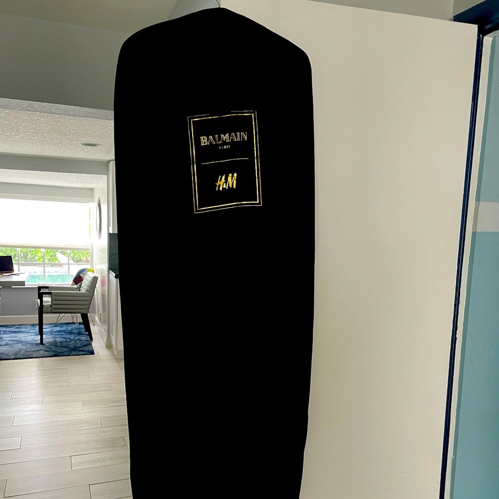 Balmain x H&M garment bag